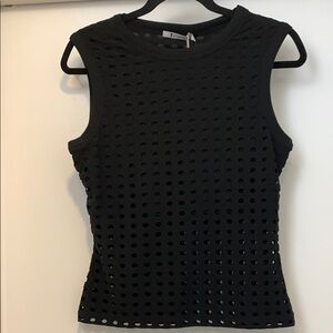 Black Sleeveless Women's Top